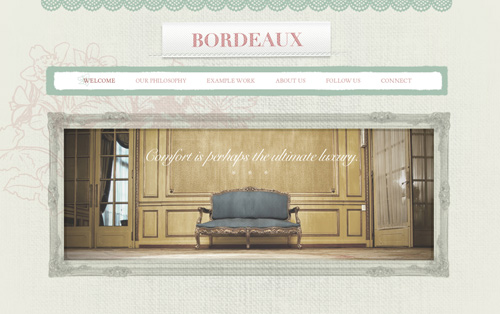 Bordeaux Site Design